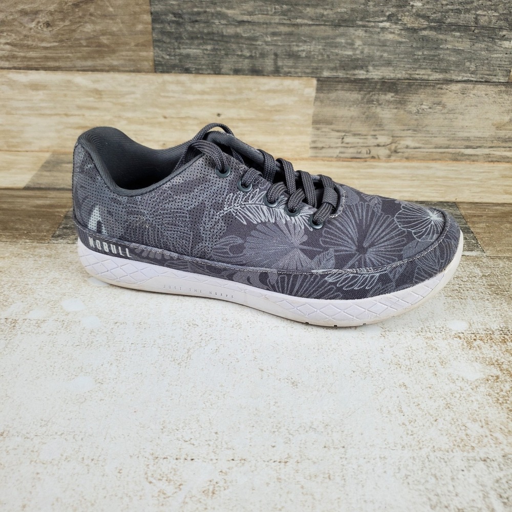 Nobull Late Bloomer Womens Shoes Sz 8.5 Trainer Athletic Gray Canvas Sneakers